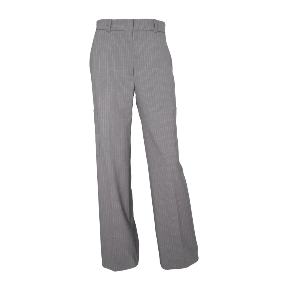 Kaos Cargo Broek met Lurex Inzet Gray Dames