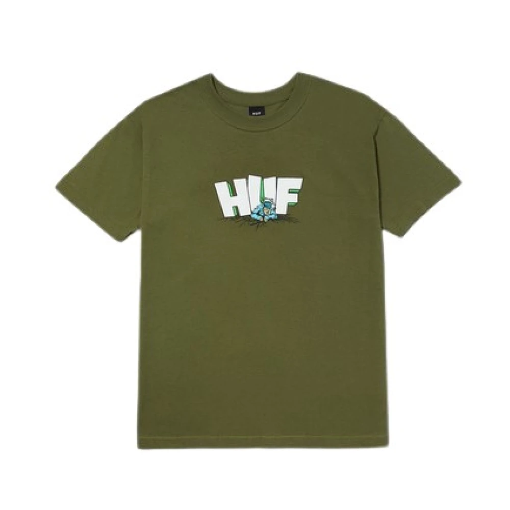 HUF Groene Drop T-shirts en Polos Green Heren