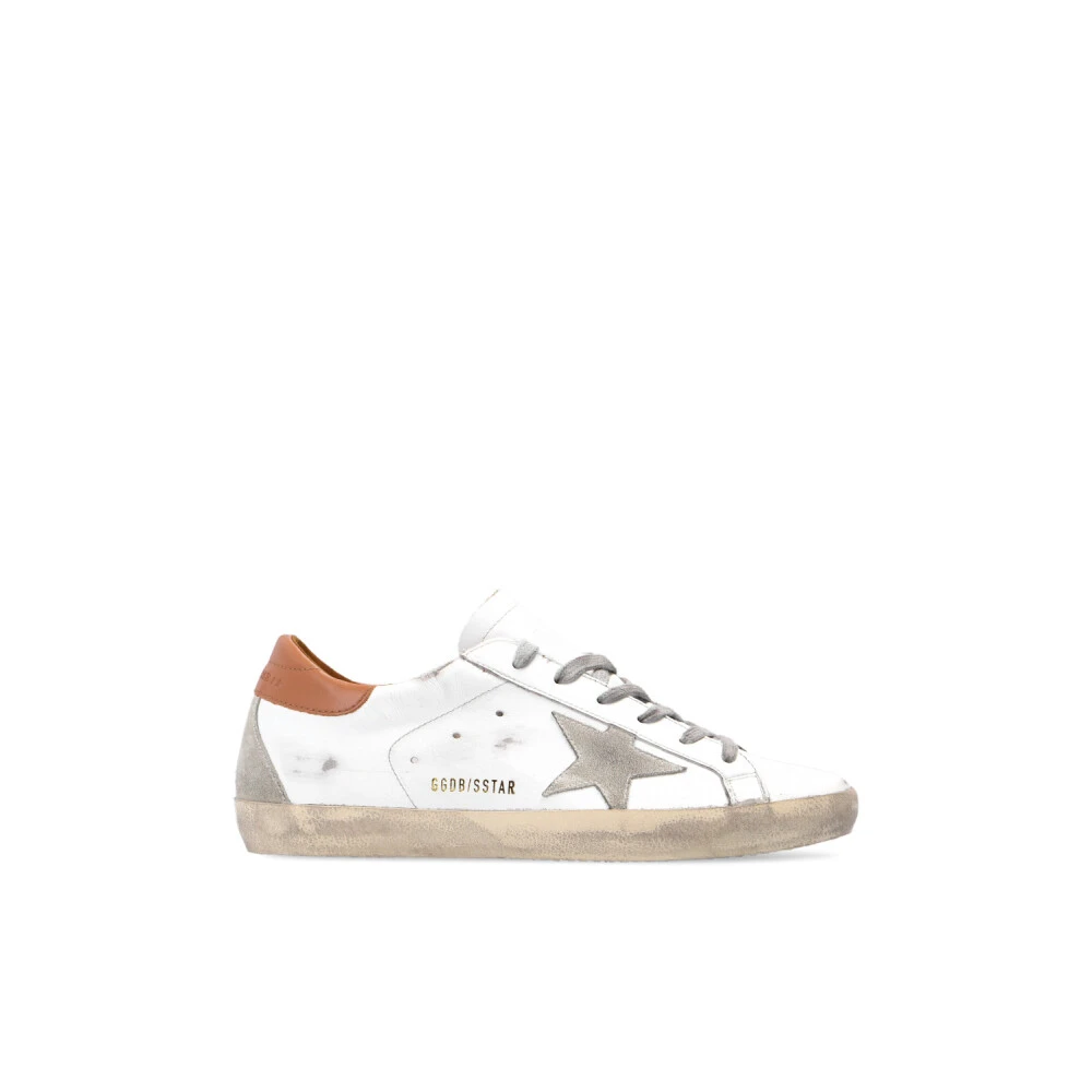 Golden Goose Women's White/Golden Super-Star Sneakers