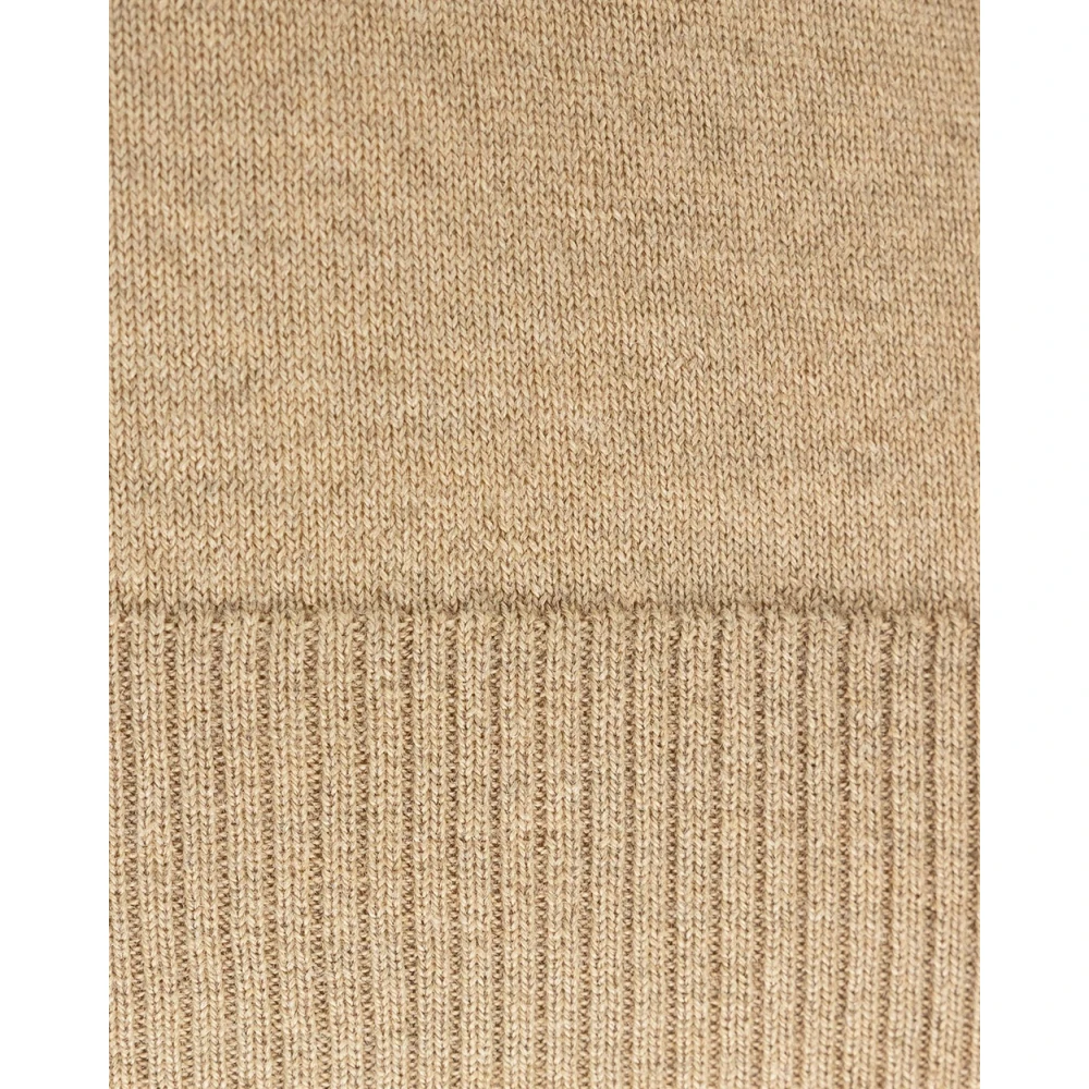 SPORTMAX Bruine Geribbelde Trui Brown Dames