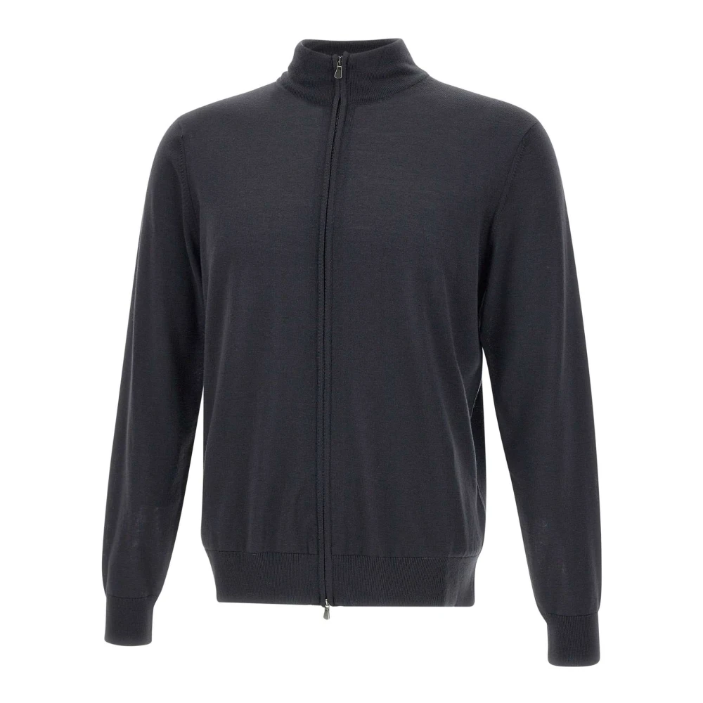 Filippo De Laurentiis Merino Wol Trui Asfalt Grijs Gray Heren