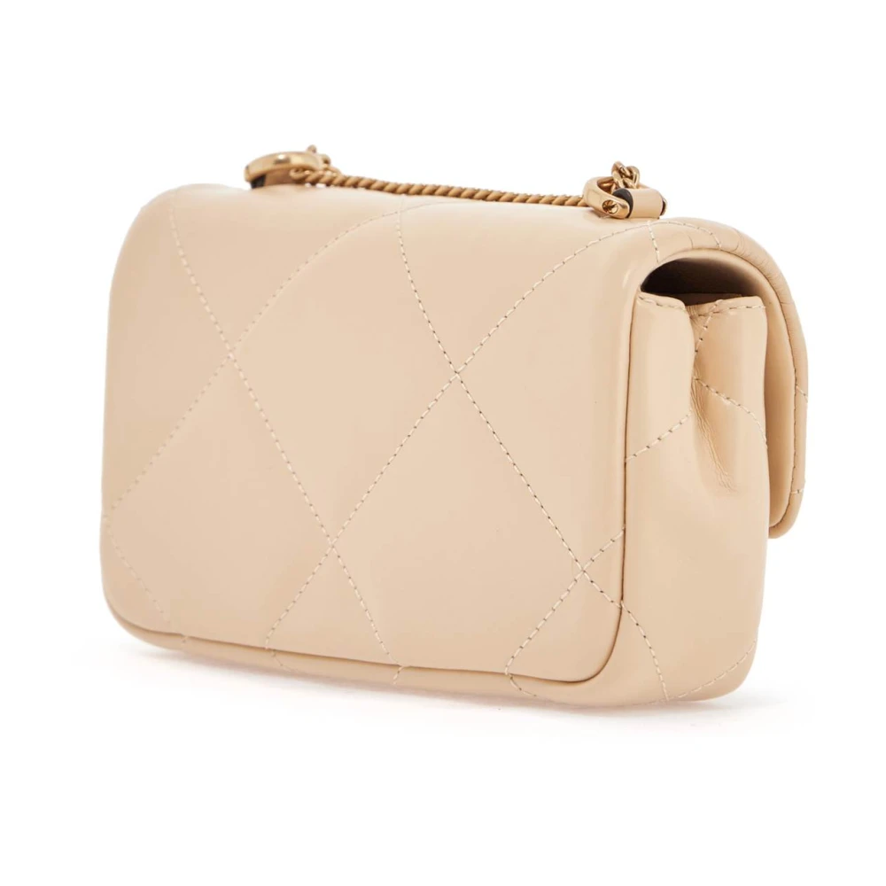 TORY BURCH Kristal Pavé Mini Handtas Beige Dames