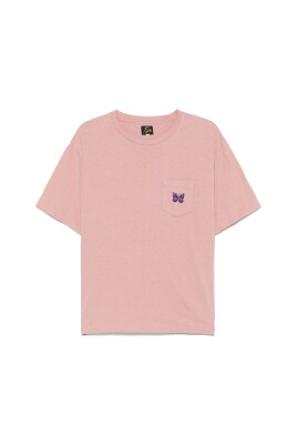 pink-patch-pocket-crew-neck-t-shirt