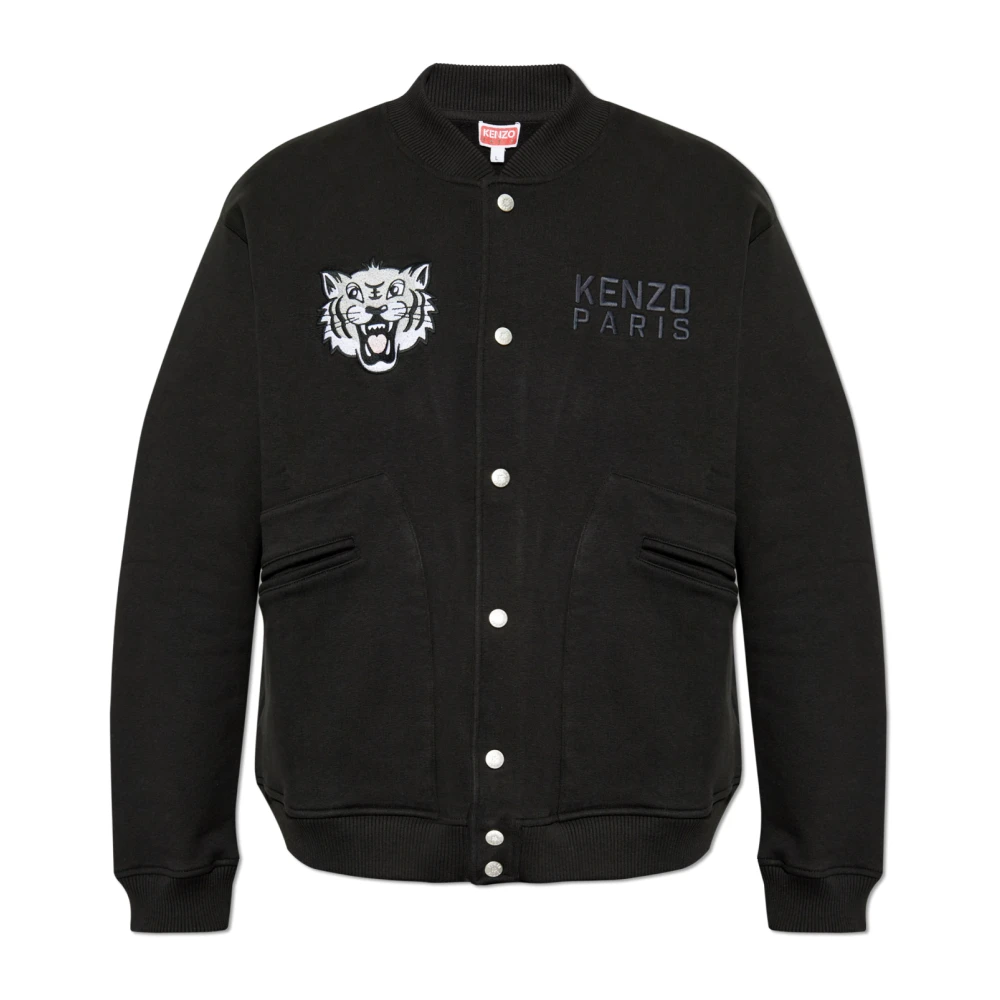 Kenzo Sweatshirt met tijgermotief Black Heren