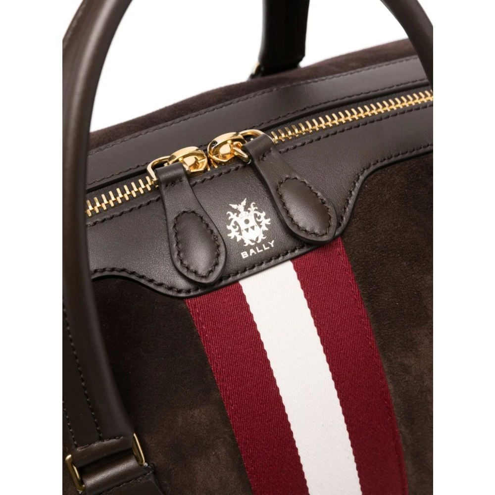 Bally Koffiebruine Schoudertas met Toprits Brown Heren