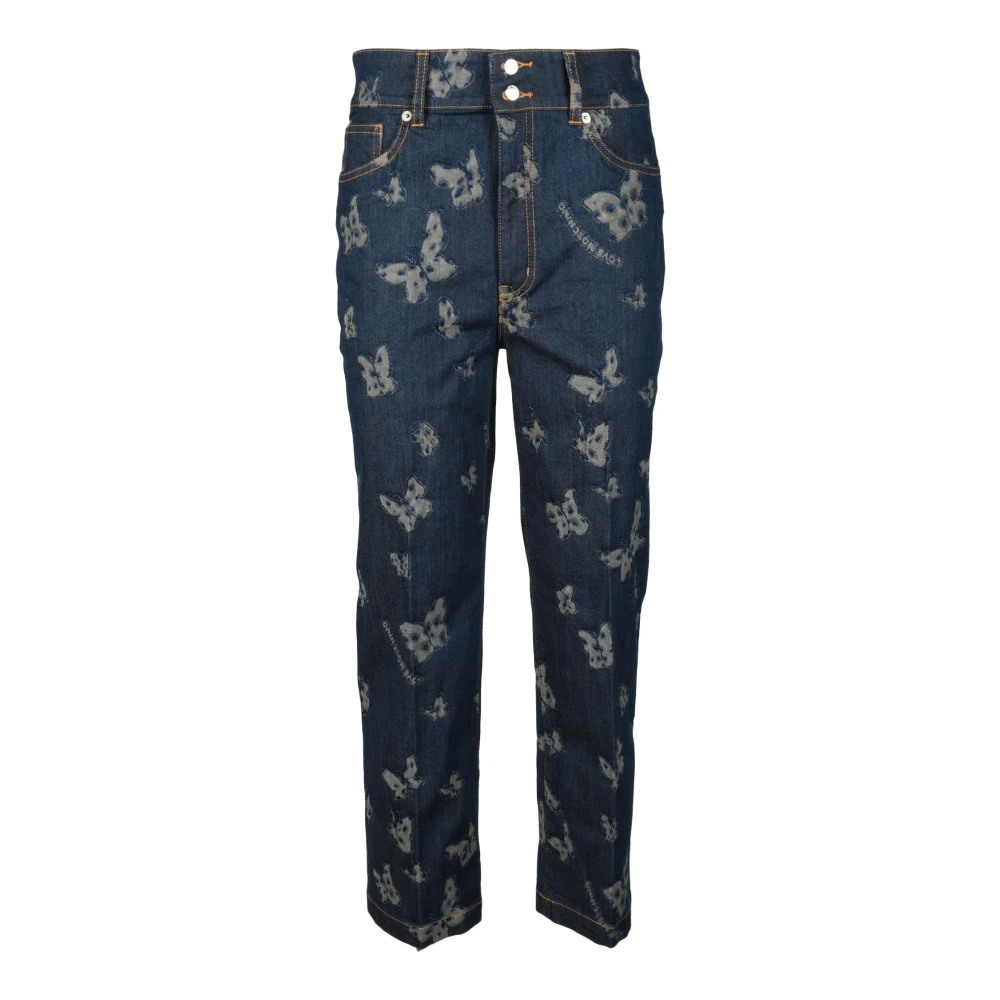 Love Moschino Stijlvolle Denim Jeans met Elastan Blue Dames
