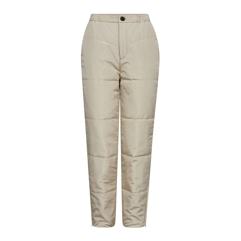 Co'Couture Gewatteerde Pufferbroek Frostycc 127-Champagne Beige Dames