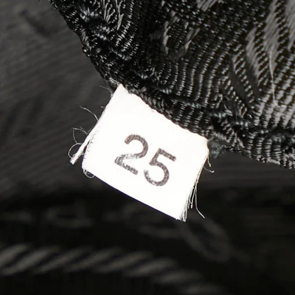 Prada Vintage Pre-owned Nylon shoulder-bags Black Dames