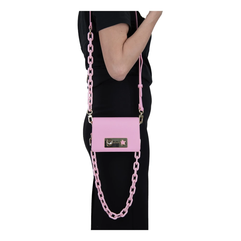 Chiara Ferragni Collection Dames Schoudertas Girello Stijl Pink Dames