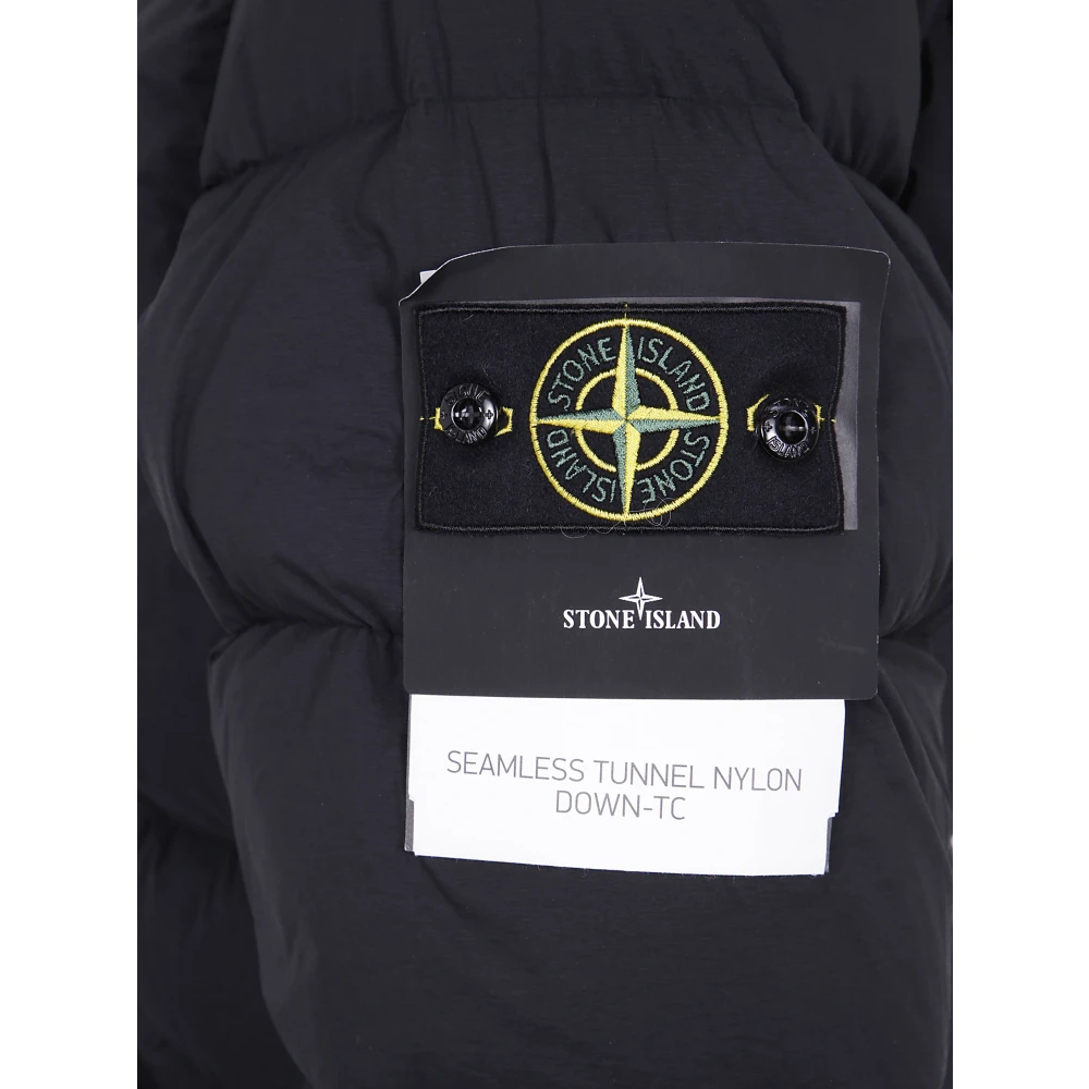 Stone Island Pufferjas voor Mannen Black Heren