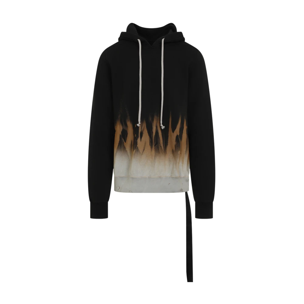 Rick Owens Zwarte Terra Oversized Hoodie Multicolor Heren