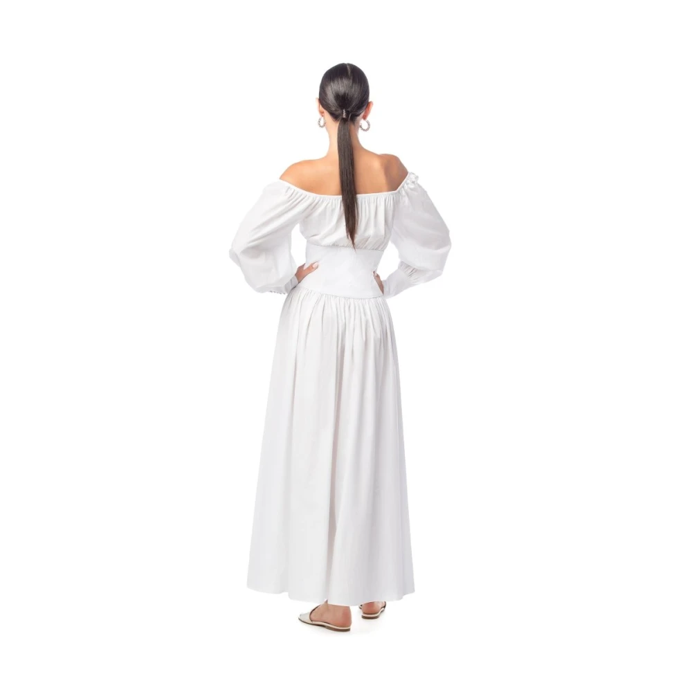 MVP wardrobe Port Grimaud Lange Jurk White Dames