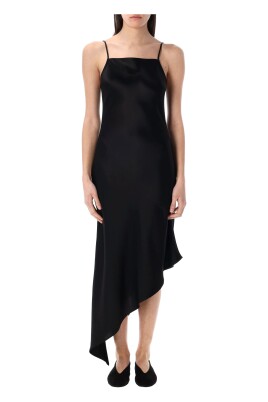 black-maxi-dress-with-asymmetrical-hemline