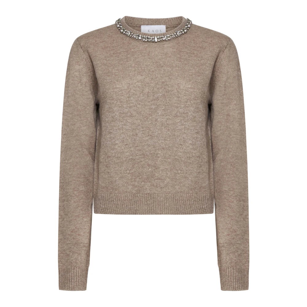 Kaos Dove Grey Sweaters Collectie Beige Dames