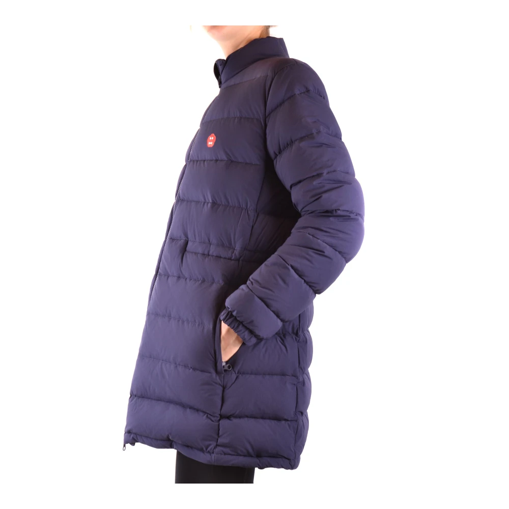 Aspesi Oversized Paarse Puffer Jacket Blue Dames