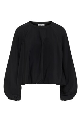 relaxed-fit-round-neck-blouse-with-balloon-hem-and-balloon-sleeves