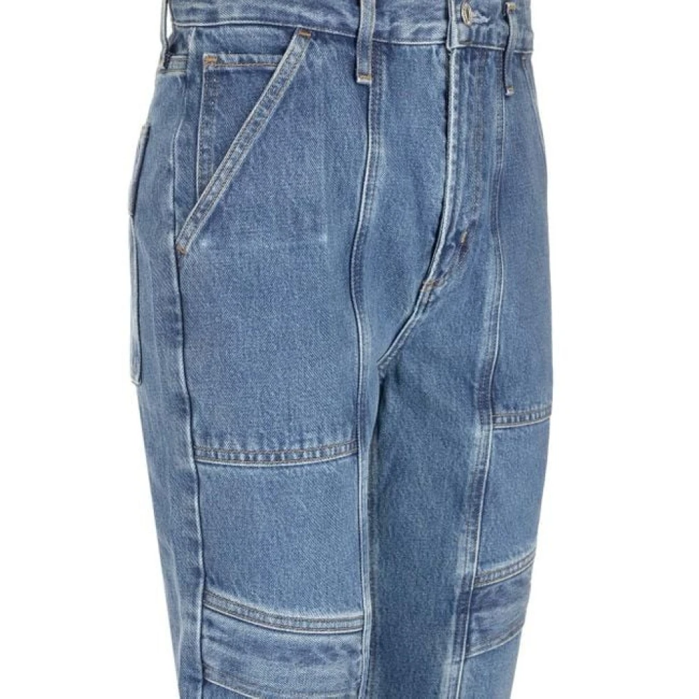 Agolde Cargo Jeans Vrouw Blauw Katoen Blue Dames