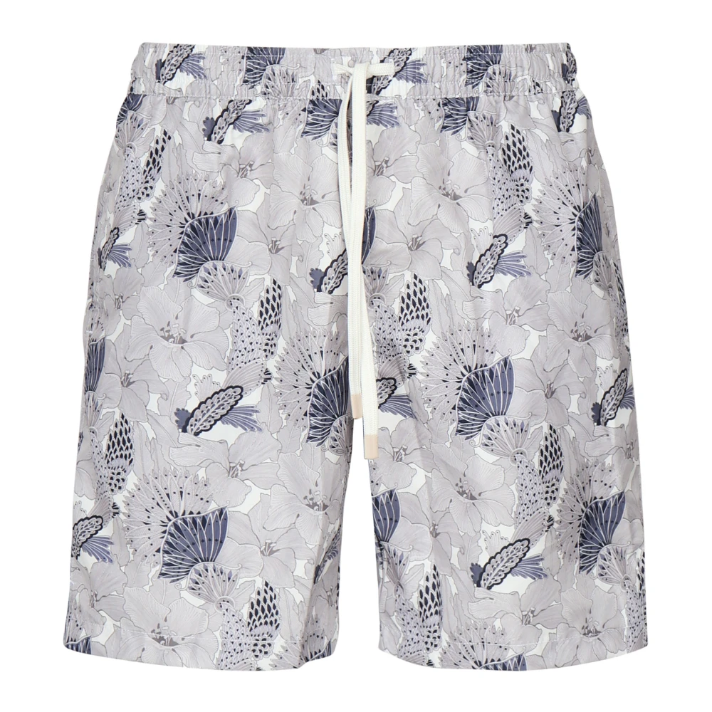 Eleventy Grijze Sea Kleding met Elastische Tailleband Gray Heren