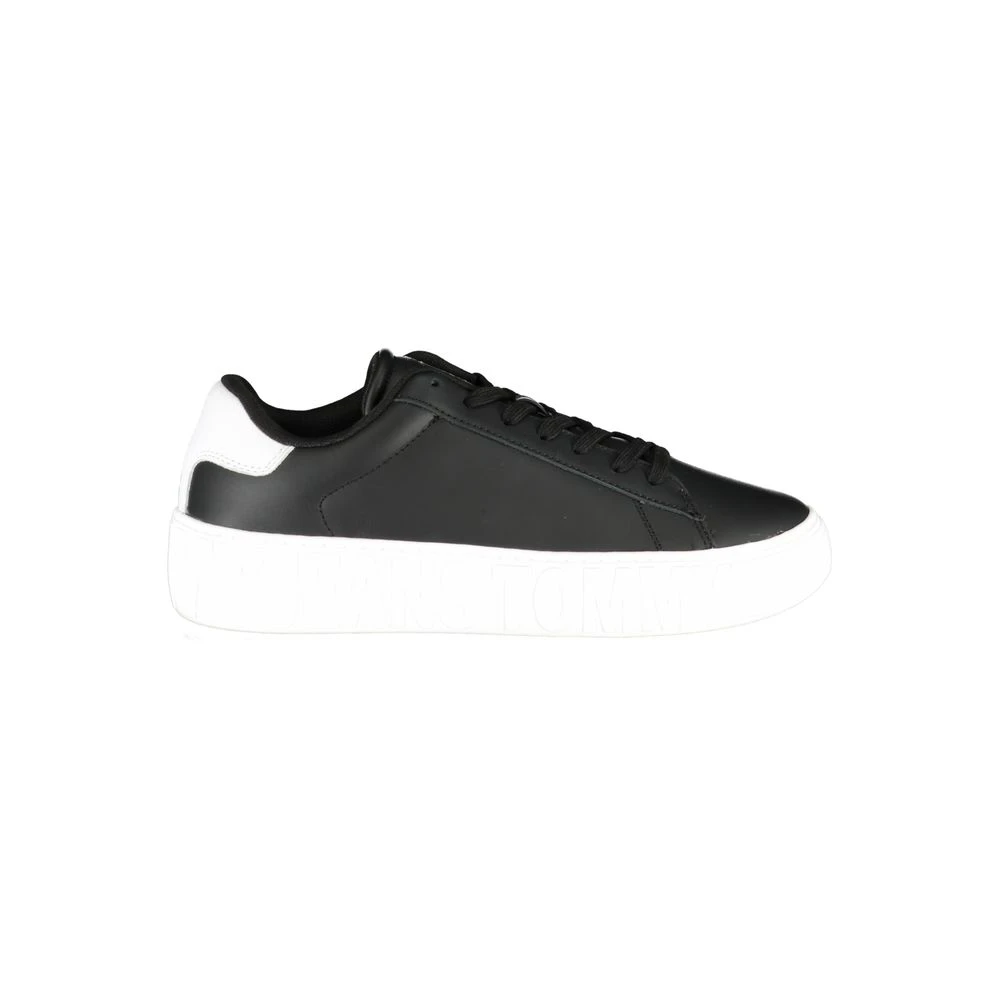 Tommy Hilfiger Men's Black Polyethylene Sneaker