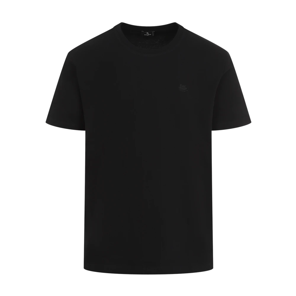 Etro Svart Roma T-shirt Black, Herr