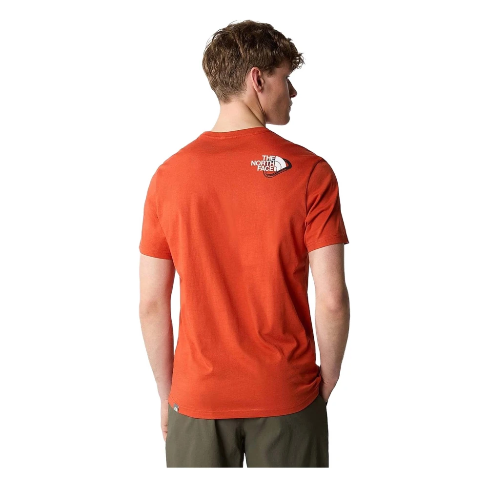 The North Face Outdoor Grafisch T-shirt Red Heren
