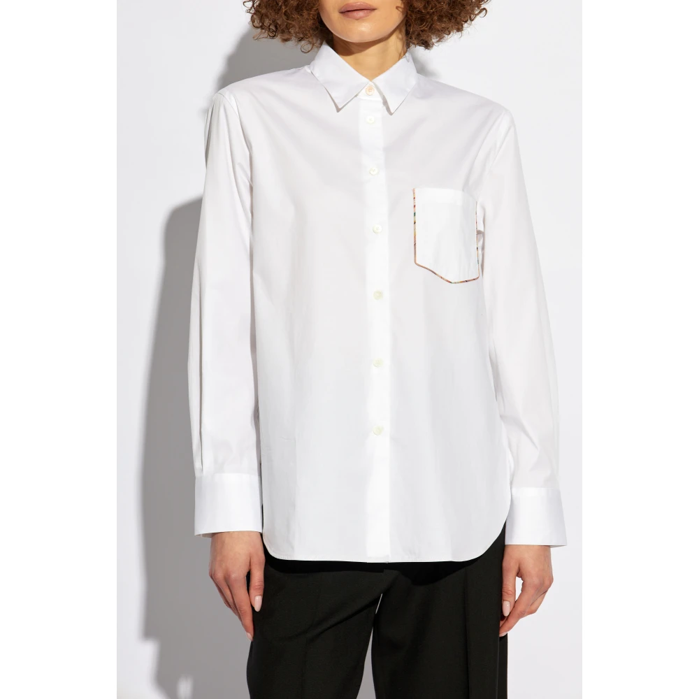 PS By Paul Smith Overhemd met een zak White Dames