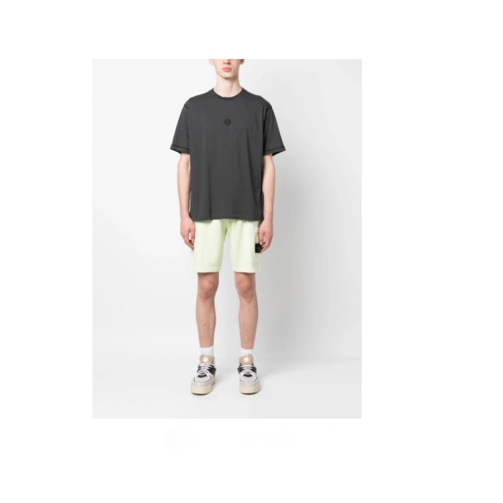 Stone Island Casual Shorts Green Heren