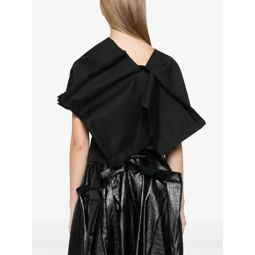 Comme des Garçons Patchwork Fitted Jacket Black Dames