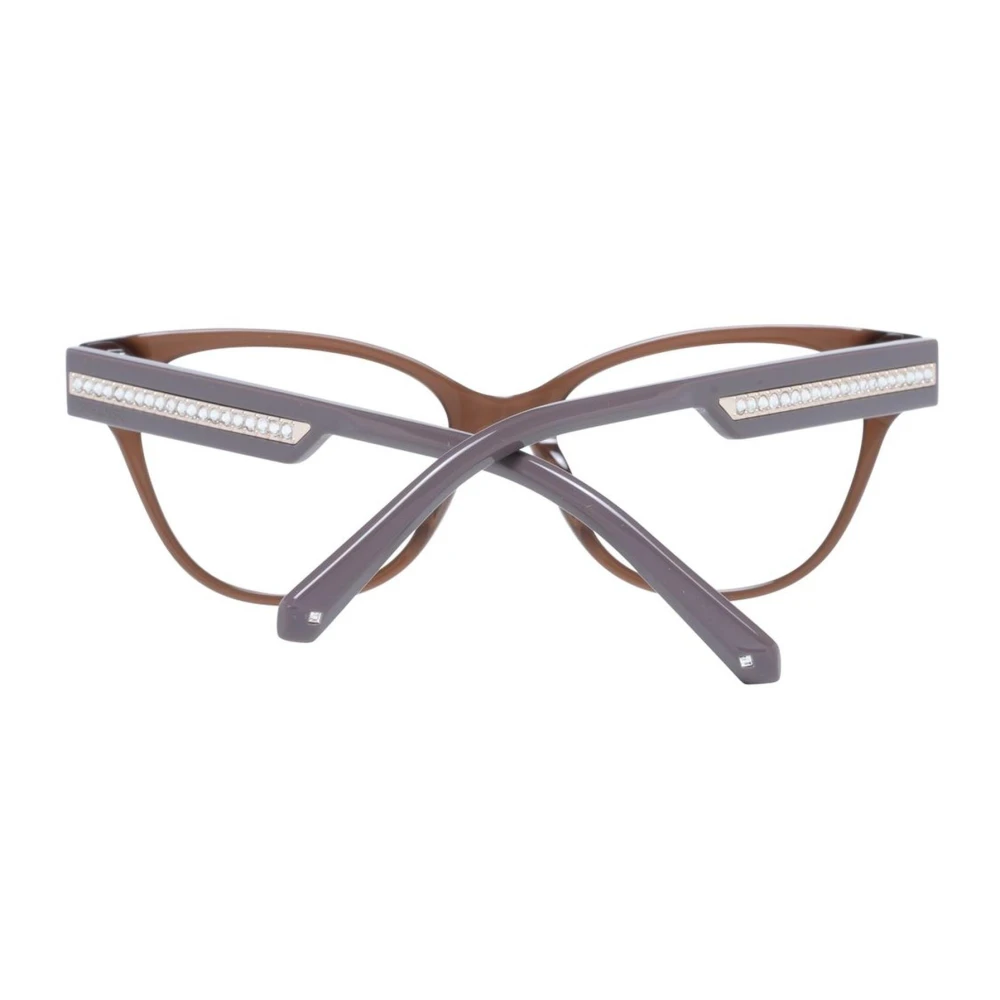 Swarovski Stijlvolle Cat Eye Optische Frames Purple Dames