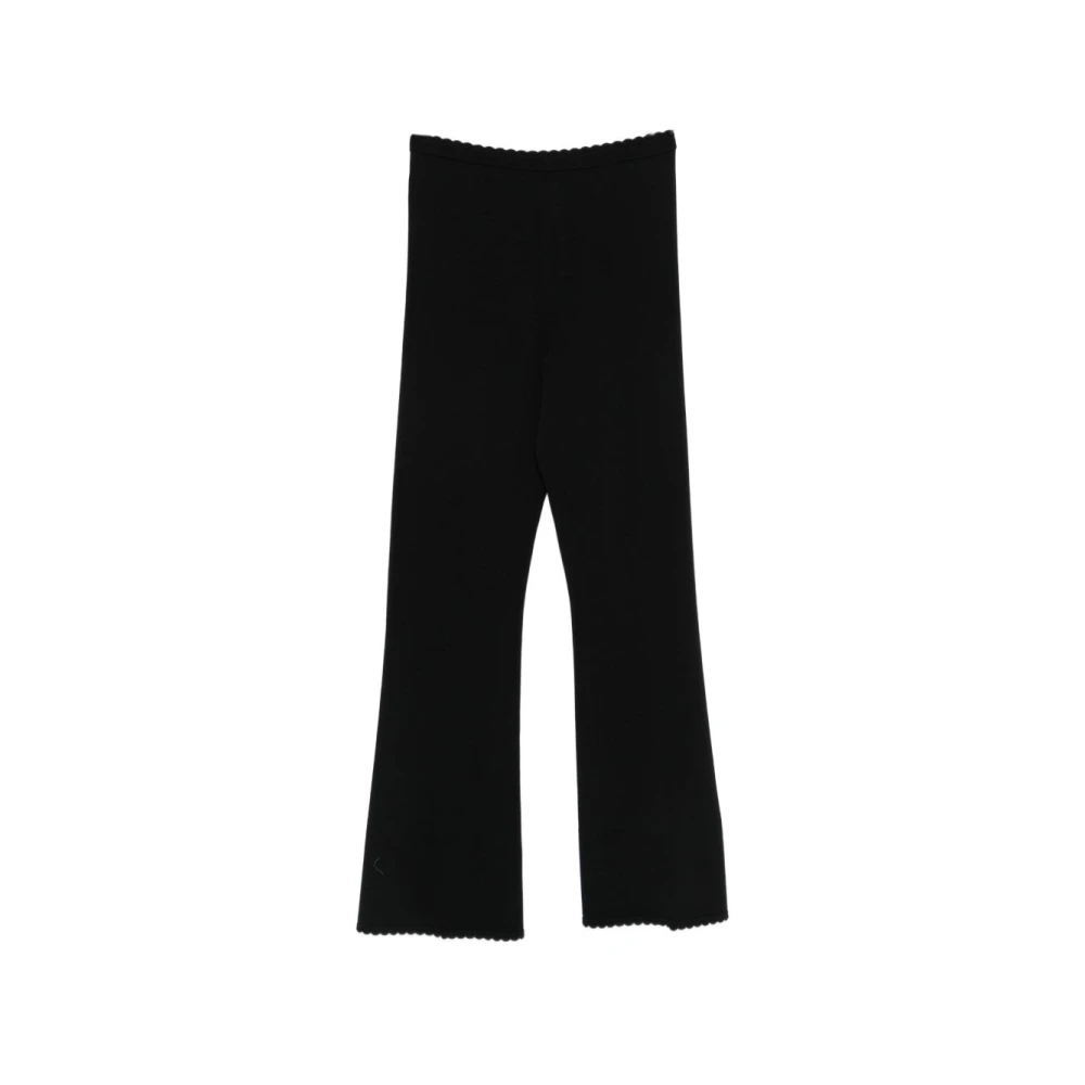Twinset Women's Black Cropped Trousers - Cropped Trousers - Xs - Trousers