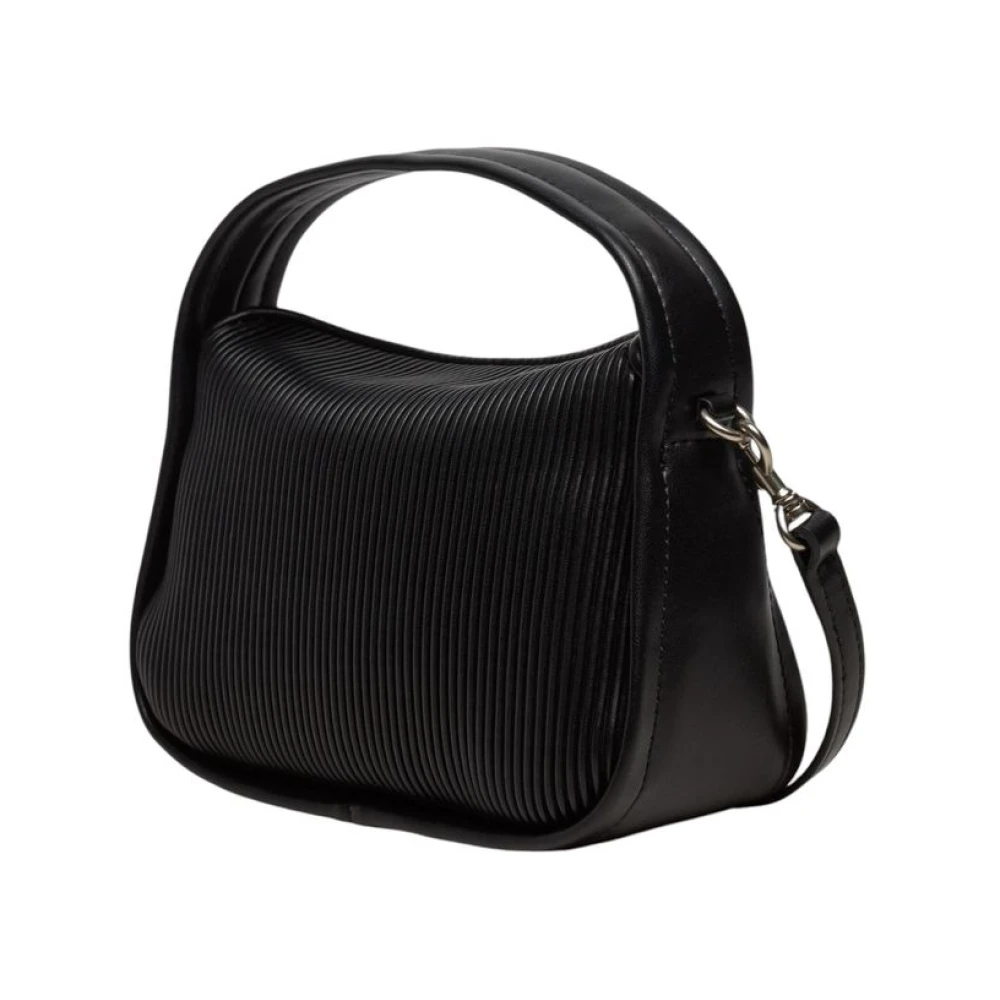 Calvin Klein Jeans Zwarte Polyethyleen Handtas Herfst Winter Collectie Black Dames