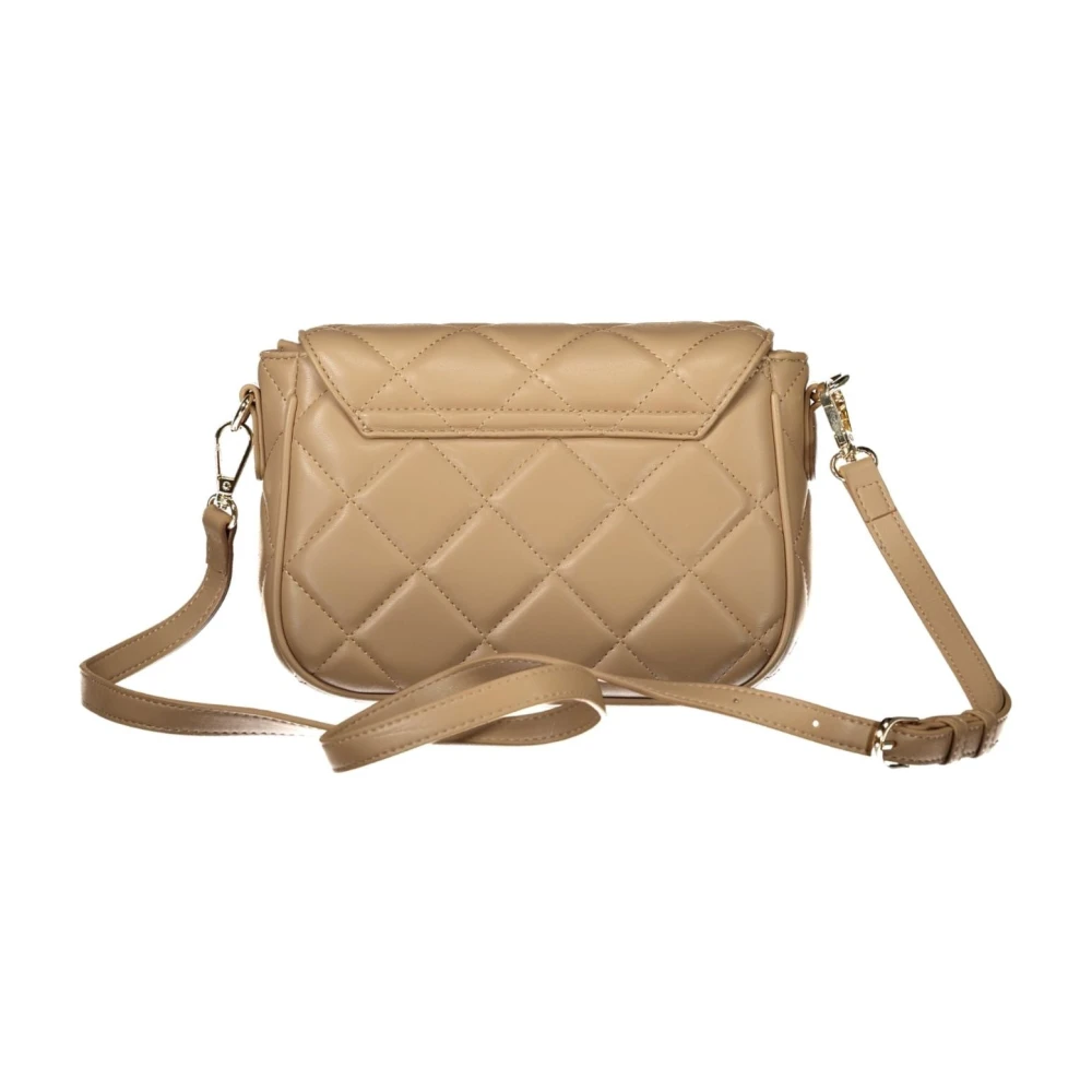 Valentino by Mario Valentino Beige Schoudertas met Verstelbare Band Beige Dames
