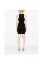 black-sleeveless-round-neck-dress