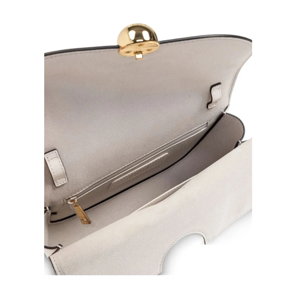 Furla Ronde Crossbody Tas White Dames