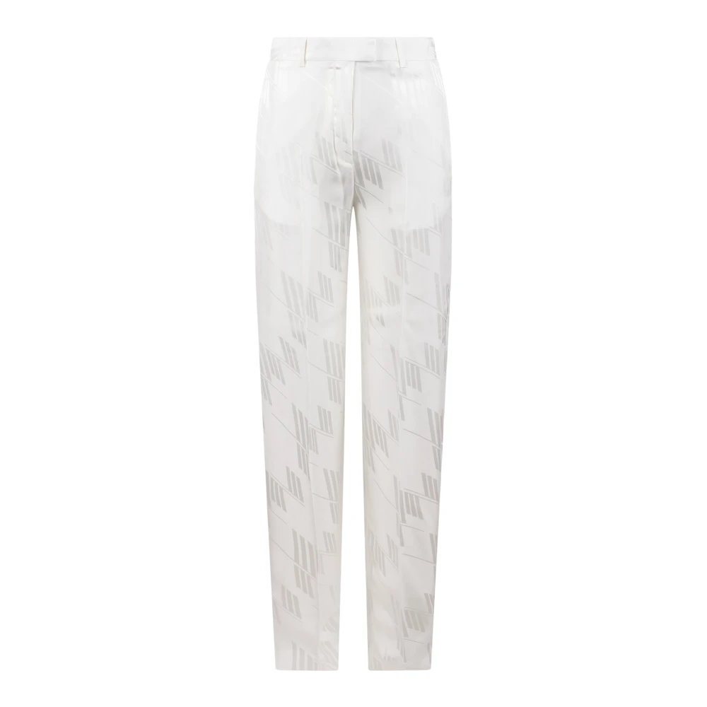 The Attico Slim-fit Trousers White Dames