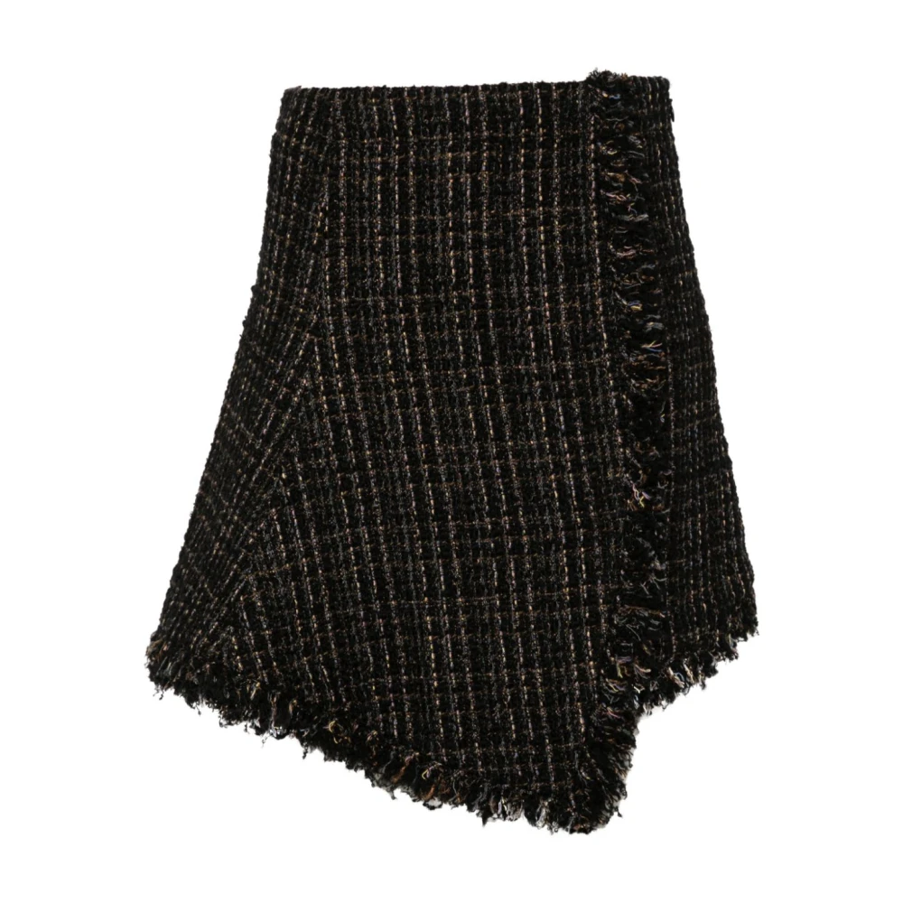 Sacai Donna Nero Gonne, L, New,
