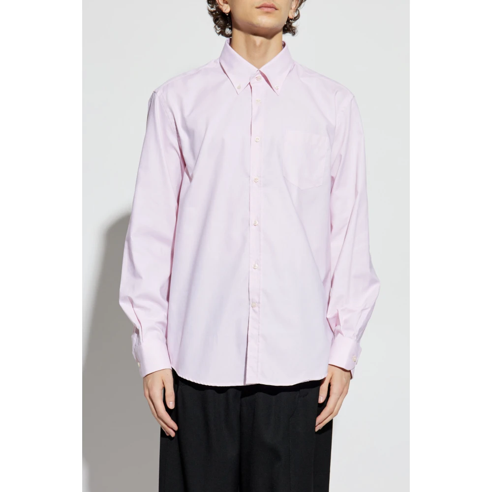 PAUL & SHARK Katoenen shirt met zak Pink Heren