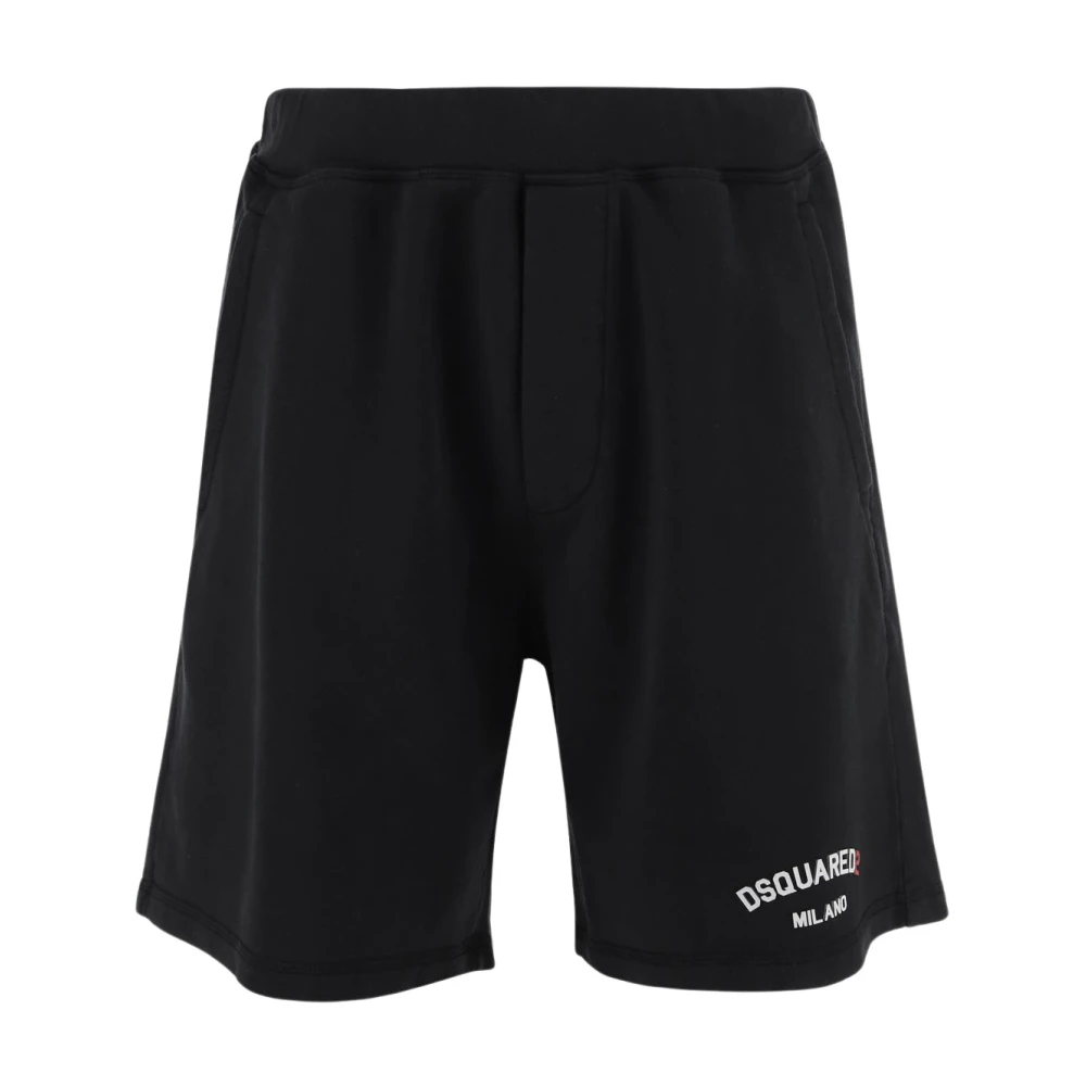 Dsquared2 Zwarte Stijlvolle Broek Black Heren