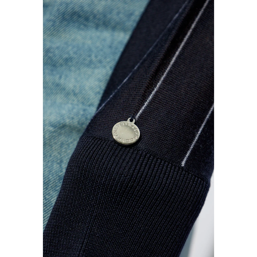 Stella Mccartney Lange mouw polo Blue Dames