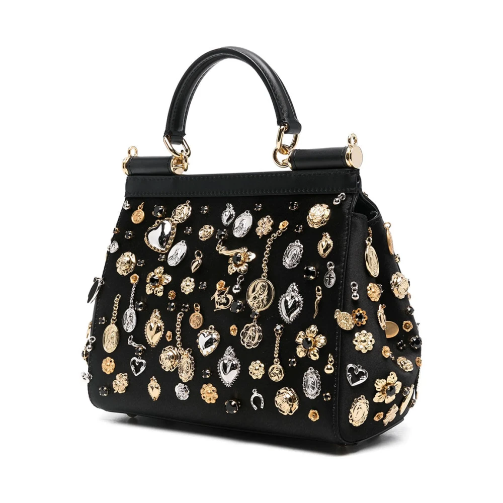 Dolce & Gabbana Stijlvolle schoudertas met uniek ontwerp Multicolor Dames