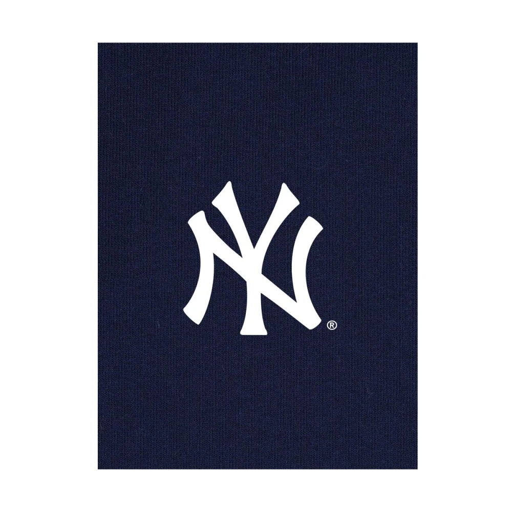 Sporty & Rich Navy Blue Yankees Print Sweater Blue Dames