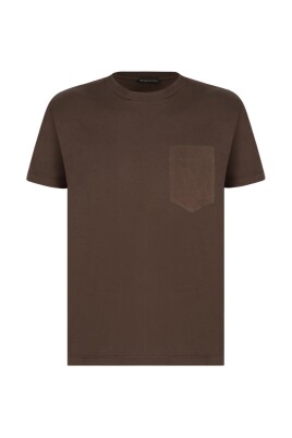 brown-cotton-t-shirt-with-chest-patch