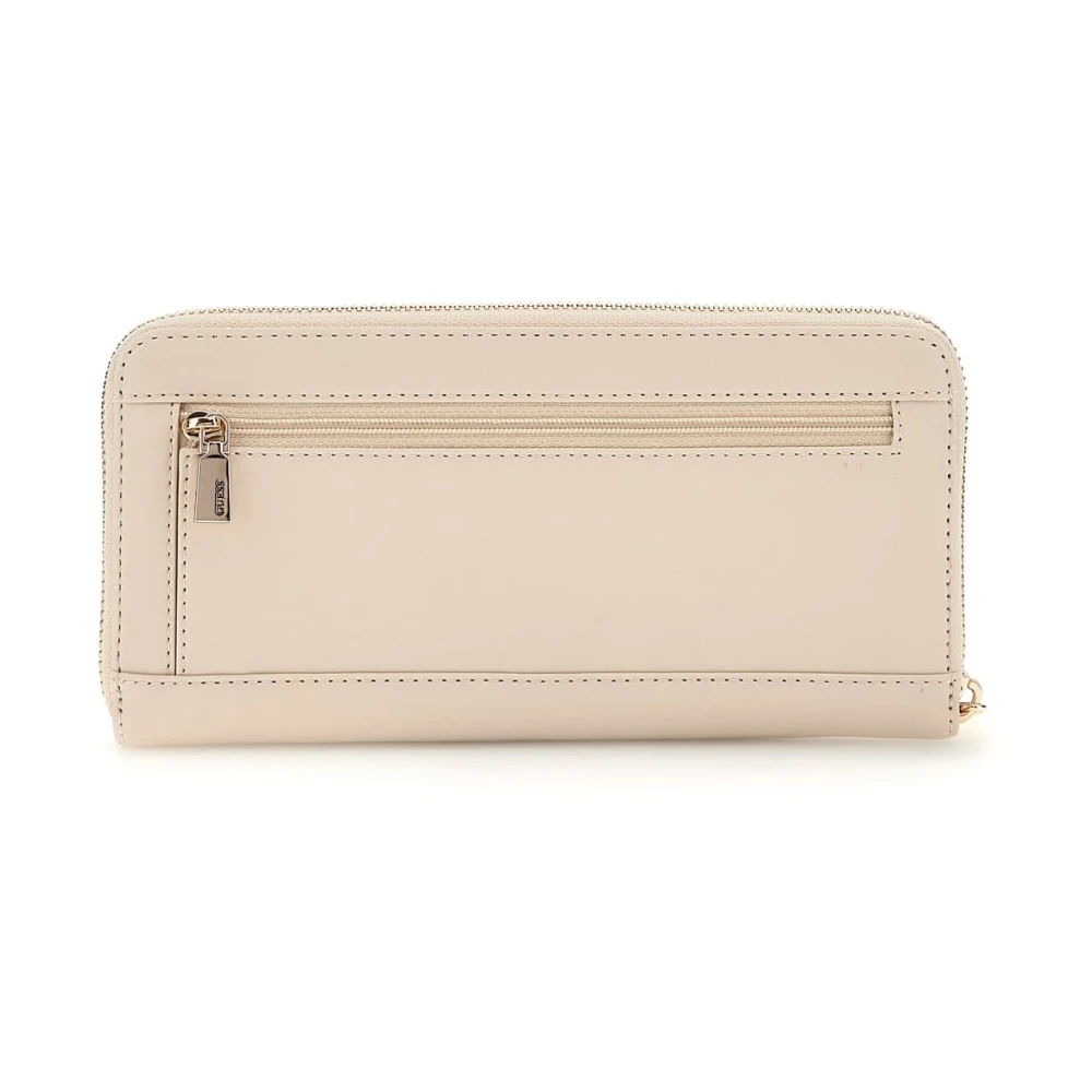 Guess Laurel Small Zip Portemonnee White Dames