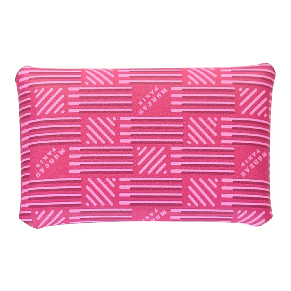 Moreau Paris Logo Detail Leren Kaarthouder Pink Dames