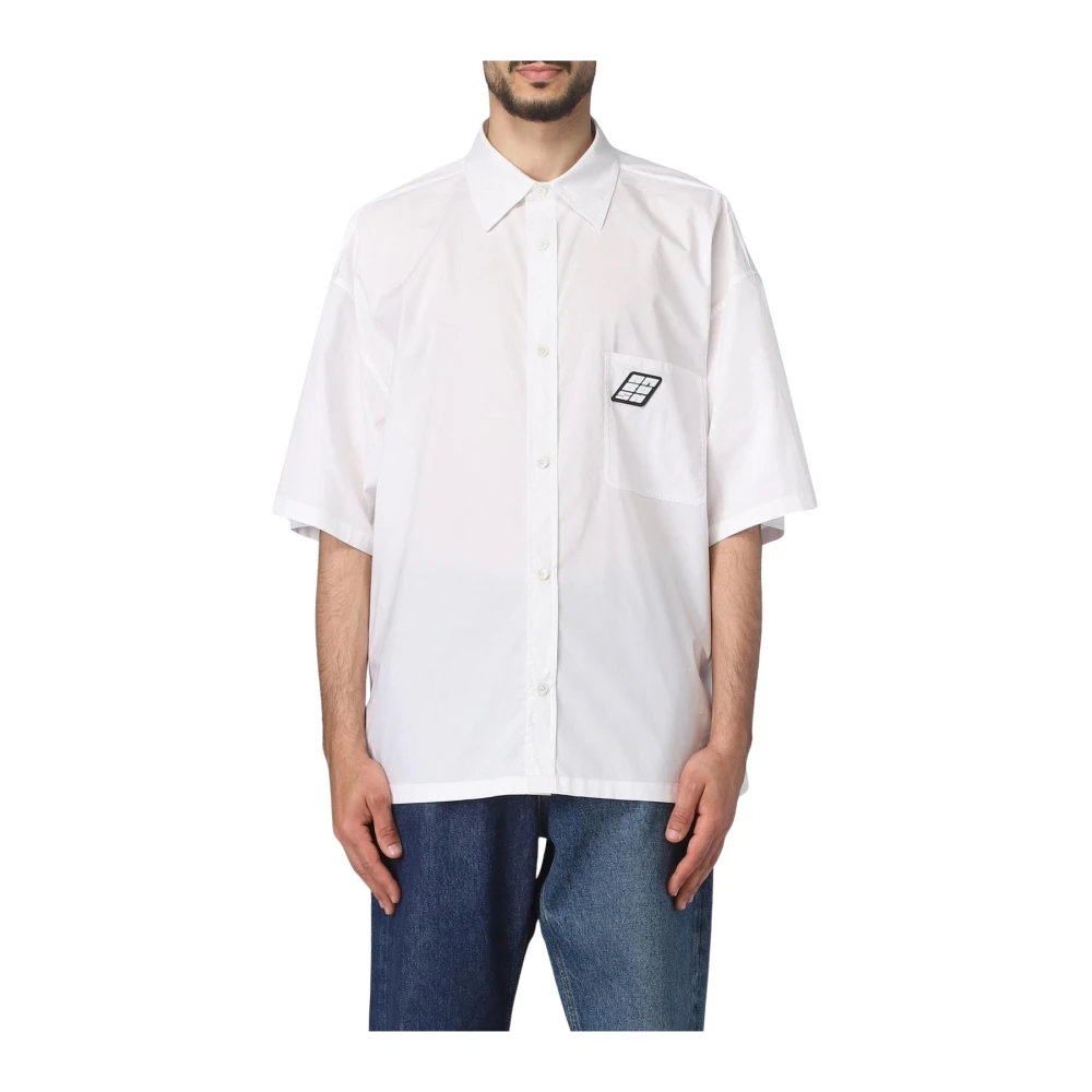Ambush Men's White Short Sleeve Shirt With Patch