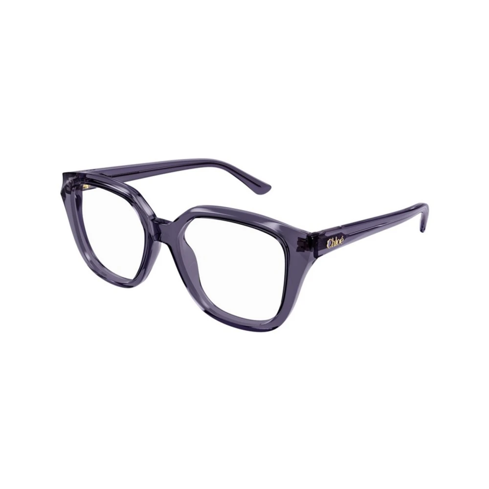 Chloé Women's Purple Glasses, 53 Mm, Squared Eyeglasses