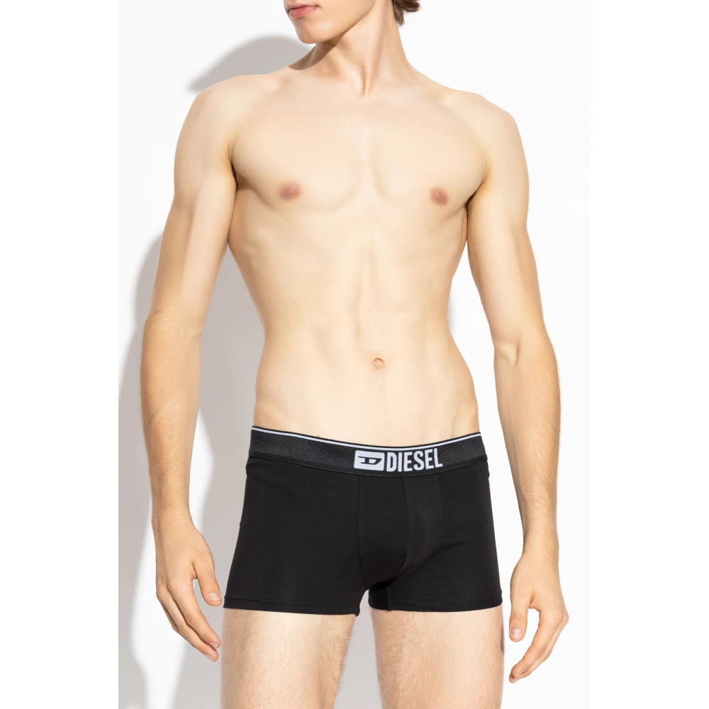Diesel Driepak boxershorts met logo Multicolor Heren