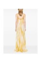 robe-chic-jaune-andamp-blanche