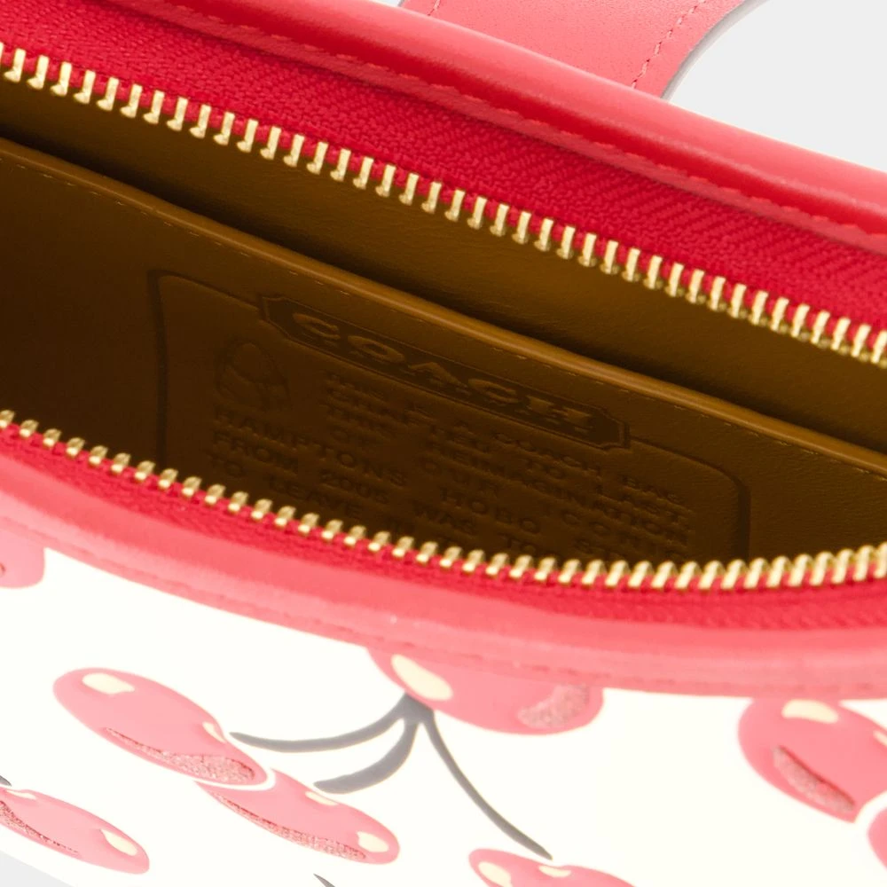 Coach Handtekening Originele Schoudertas Leer Multi Multicolor Dames