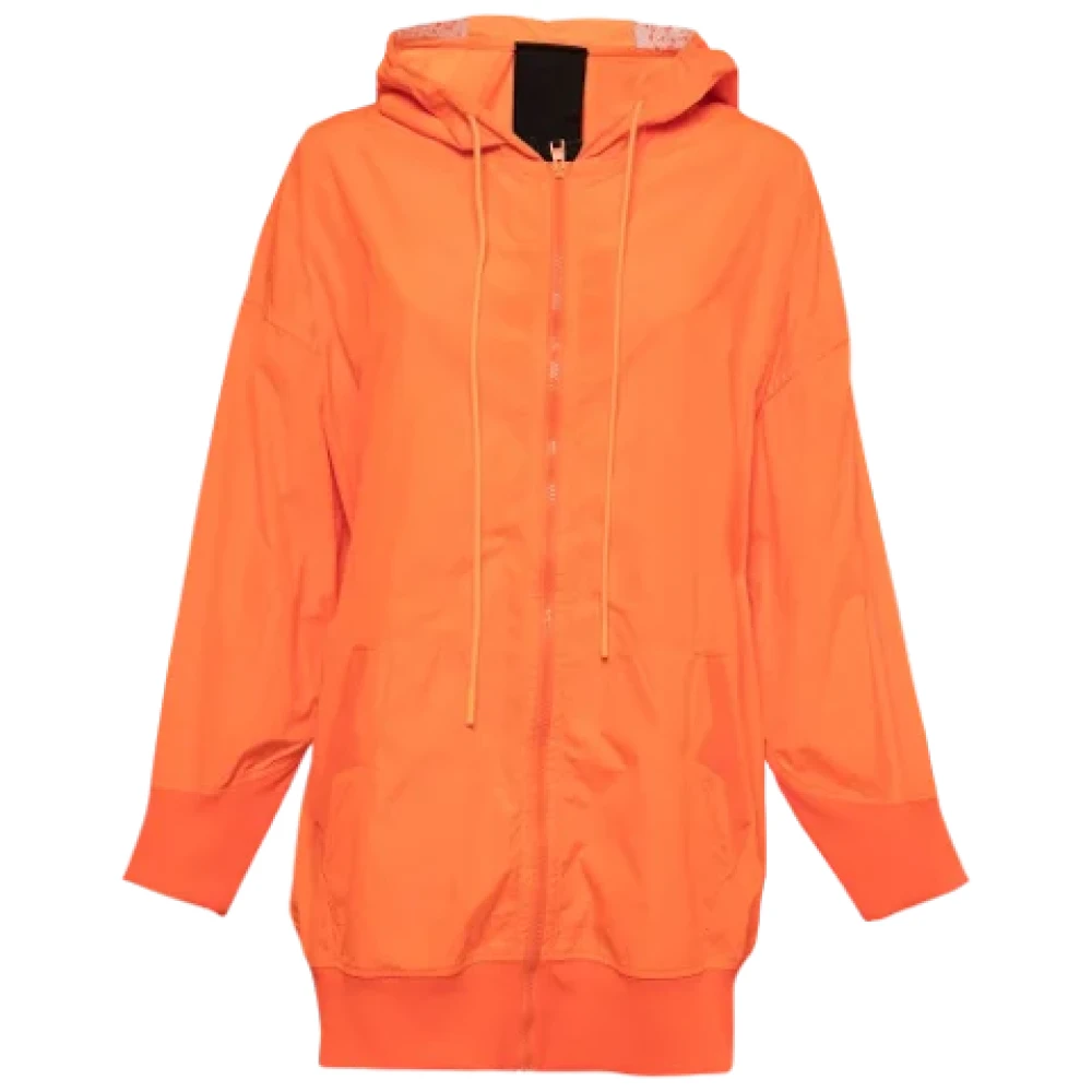Valentino Vintage Pre-owned Fabric outerwear Orange Dames